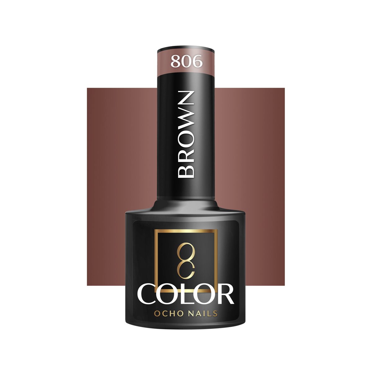 OCHO NAILS hybridilakka 806 ruskea 5 ml OCHO NAILS hybridilakka 806 ruskea 5 ml