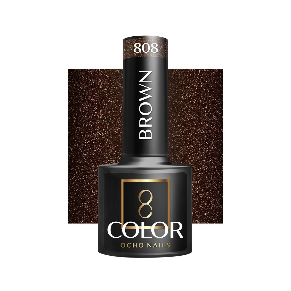 OCHO NAILS hybridilakka 808 ruskea 5 ml OCHO NAILS hybridilakka 808 ruskea 5 ml