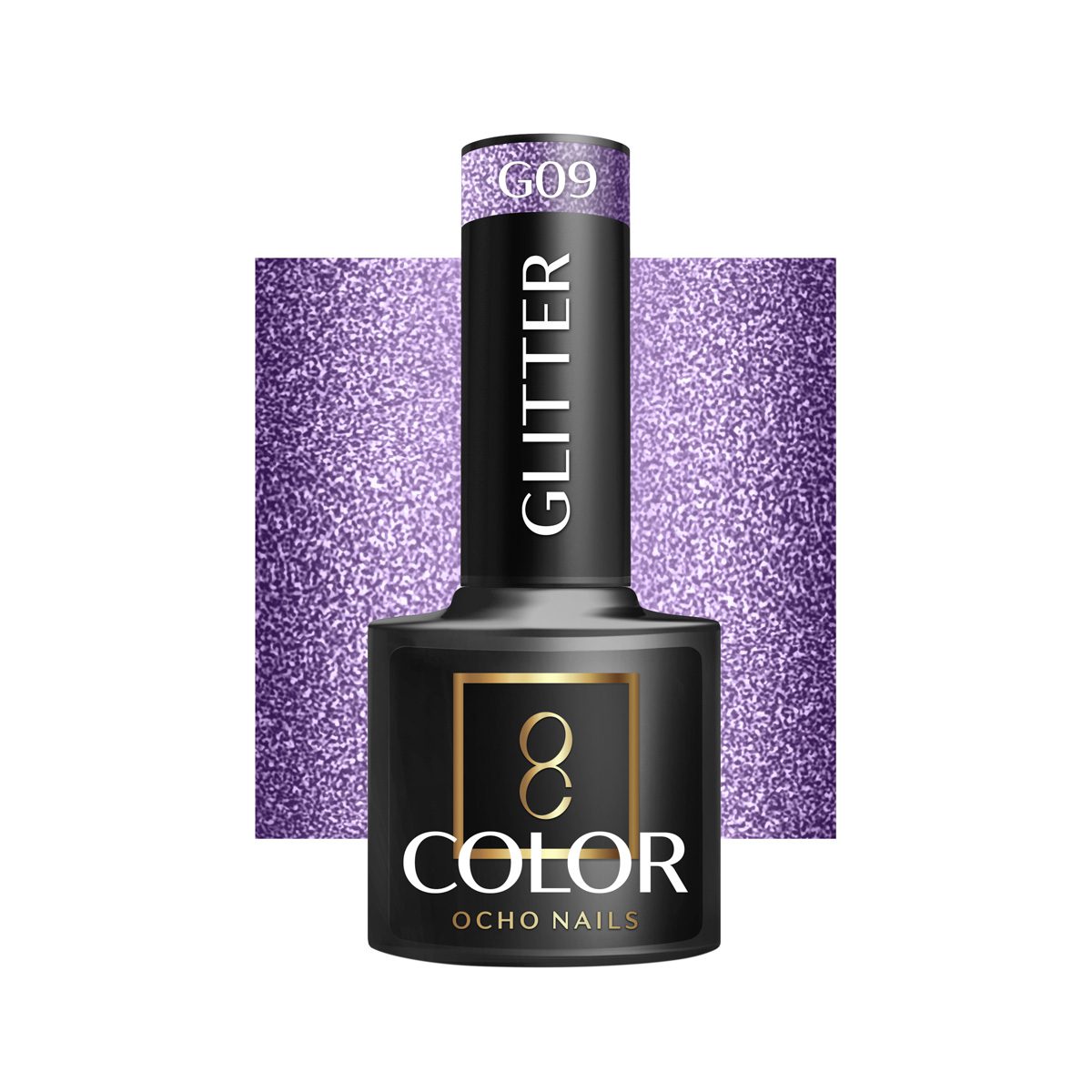 OCHO NAILS hybridilakka G09 GLITTER 5 ml OCHO NAILS hybridilakka G09 GLITTER 5 ml