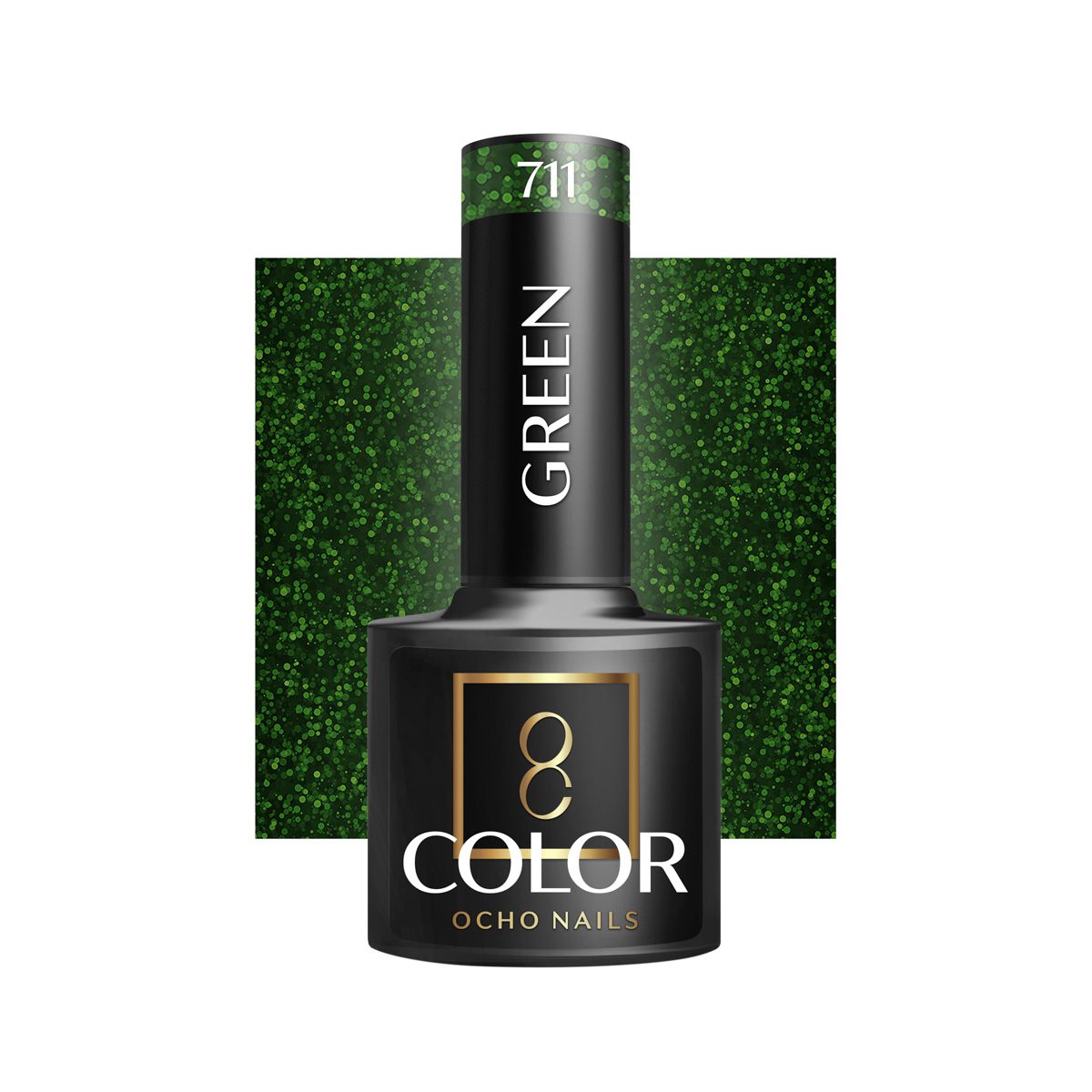 OCHO NAILS Hybridilakka Green 711, 5g OCHO NAILS Hybridilakka Green 711, 5g