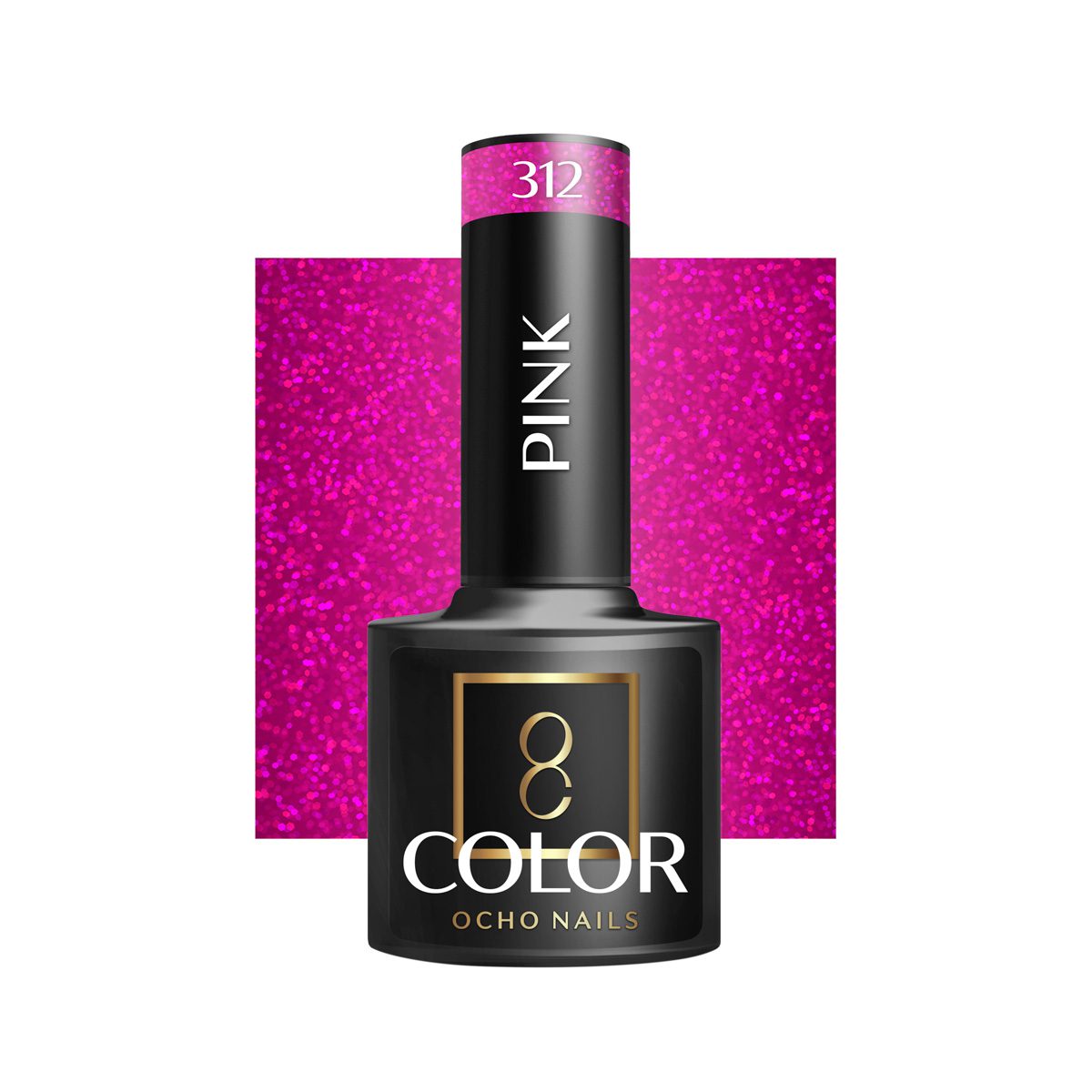 OCHO NAILS Hybridilakka Pinkki 312, 5g OCHO NAILS Hybridilakka Pinkki 312, 5g