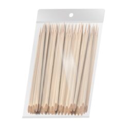 OCHO NAILS Puiset kynsinauhatikut 15 cm, 100 kpl OCHO NAILS Puiset kynsinauhatikut 15 cm, 100 kpl