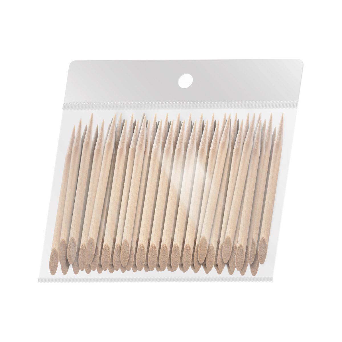 OCHO NAILS Puiset kynsinauhatikut 6,5 cm, 100 kpl OCHO NAILS Puiset kynsinauhatikut 6,5 cm, 100 kpl