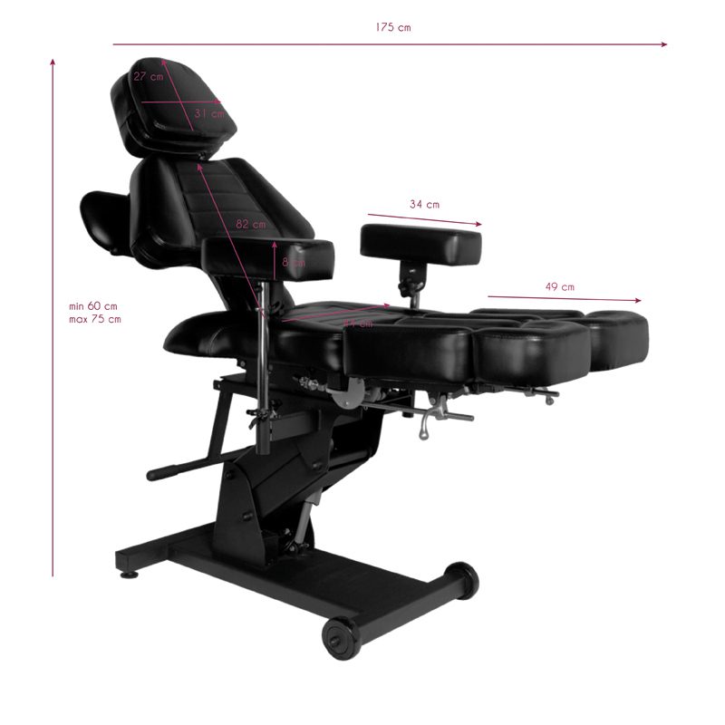 PRO INK 606, sähköinen tatuointipenkki, musta PRO INK 606, sähköinen tatuointipenkki, musta