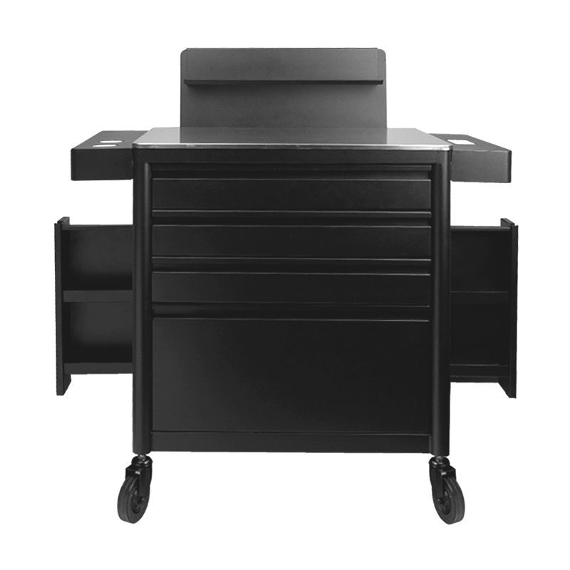 PRO INK 701, apupöytä tatuointiin, musta PRO INK 701, apupöytä tatuointiin, musta