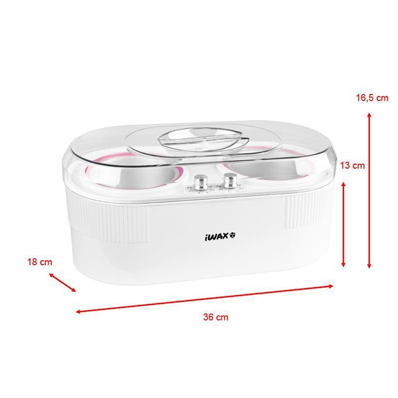 Vahalämmitin 2 in 1, kahdelle purkelle 400ML + 800 ML, 350 W Vahalämmitin 2 in 1, kahdelle purkelle 400ML + 800 ML, 350 W