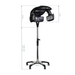 Gabbiano Lämpösäteilijä Y-707 Black, jalustalla Gabbiano Lämpösäteilijä Y-707 Black, jalustalla