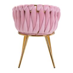 Asiakastuoli QS-GW06G sametti pinkki Asiakastuoli QS-GW06G sametti pinkki