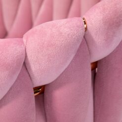 Asiakastuoli QS-GW06G sametti pinkki Asiakastuoli QS-GW06G sametti pinkki