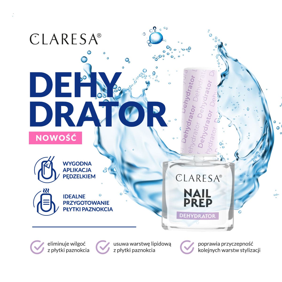 CLARESA Nail Prep dehydrator 5 ml CLARESA Nail Prep dehydrator 5 ml