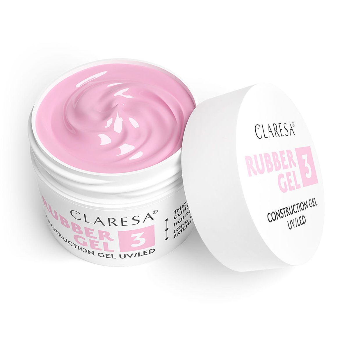 CLARESA RUBBER GEL 3, 45g rakennusgeeli CLARESA RUBBER GEL 3, 45g rakennusgeeli