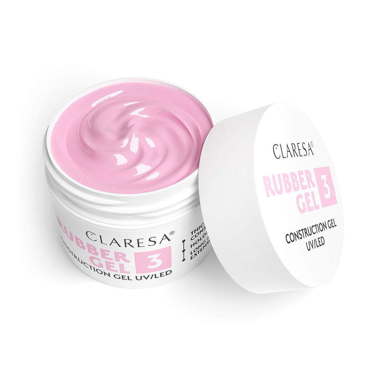 CLARESA RUBBER GEL 3, 90g rakennusgeeli CLARESA RUBBER GEL 3, 90g rakennusgeeli