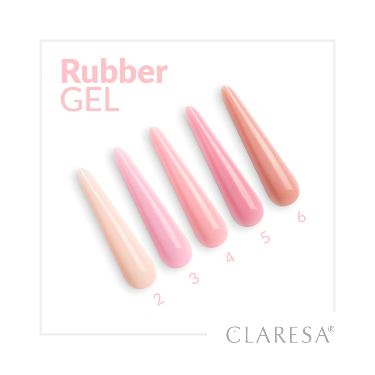 CLARESA RUBBER GEL 4, 12g rakennusgeeli CLARESA RUBBER GEL 4, 12g rakennusgeeli