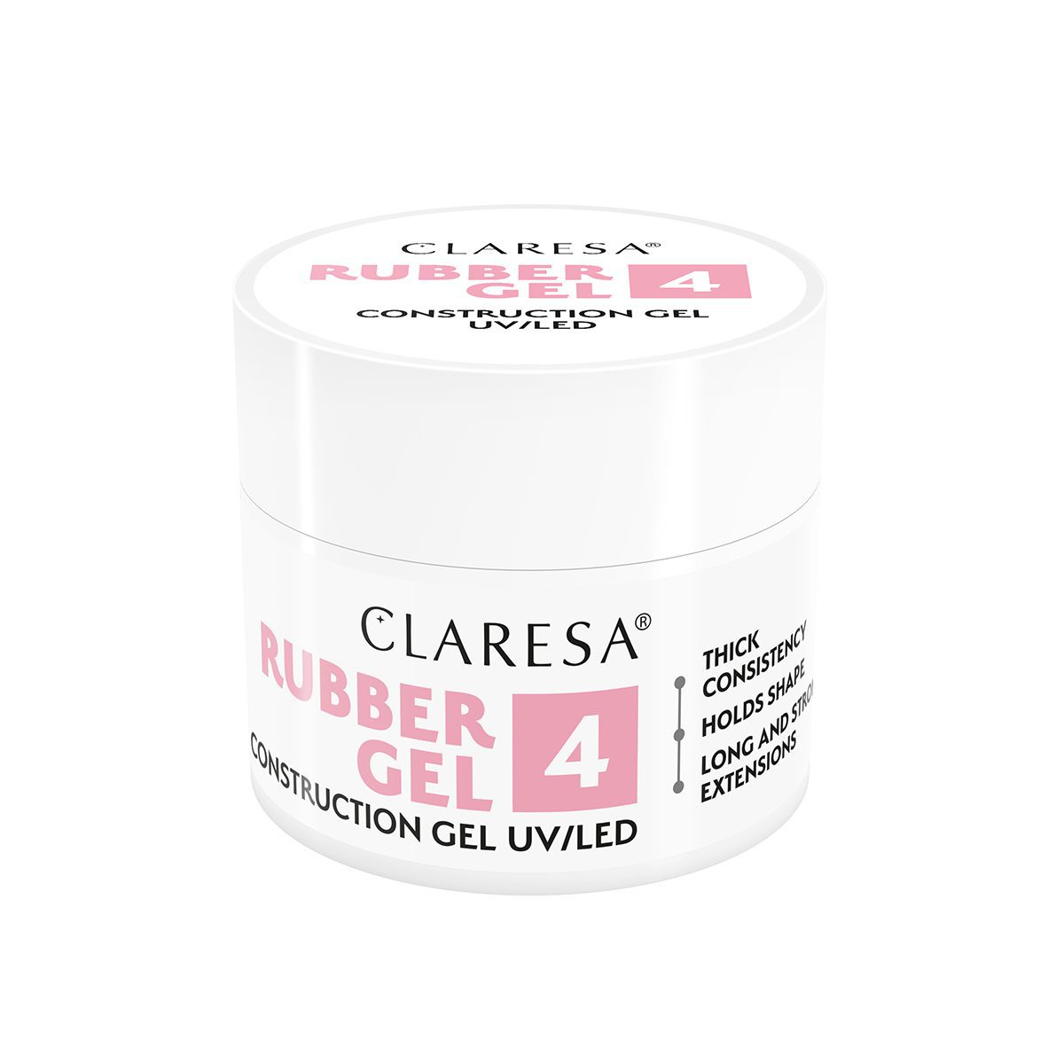 CLARESA RUBBER GEL 4, 12g rakennusgeeli CLARESA RUBBER GEL 4, 12g rakennusgeeli