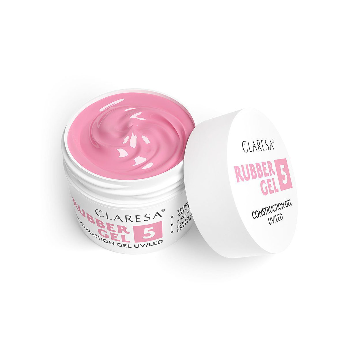 CLARESA RUBBER GEL 5, 12g rakennusgeeli CLARESA RUBBER GEL 5, 12g rakennusgeeli