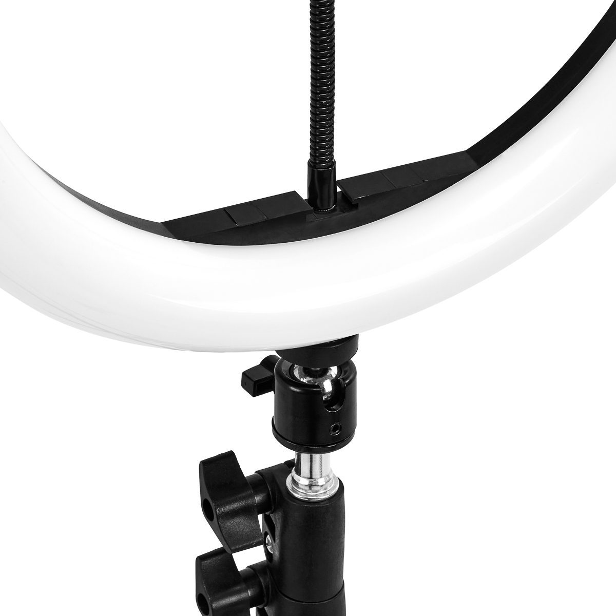 GLOW rengasvalo 10″ bsc 10W jalustalla GLOW rengasvalo 10" bsc 10W jalustalla