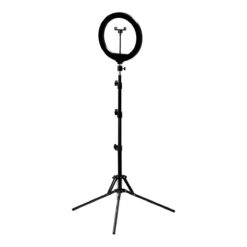 GLOW rengasvalo 10″ bsc 10W jalustalla GLOW rengasvalo 10" bsc 10W jalustalla