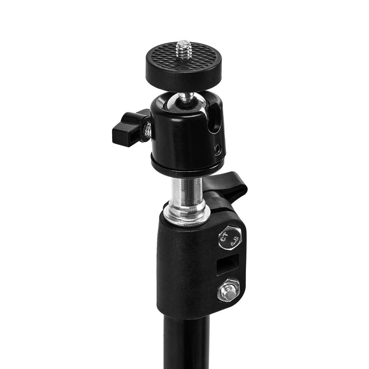GLOW rengasvalo 10″ bsc 10W jalustalla GLOW rengasvalo 10" bsc 10W jalustalla