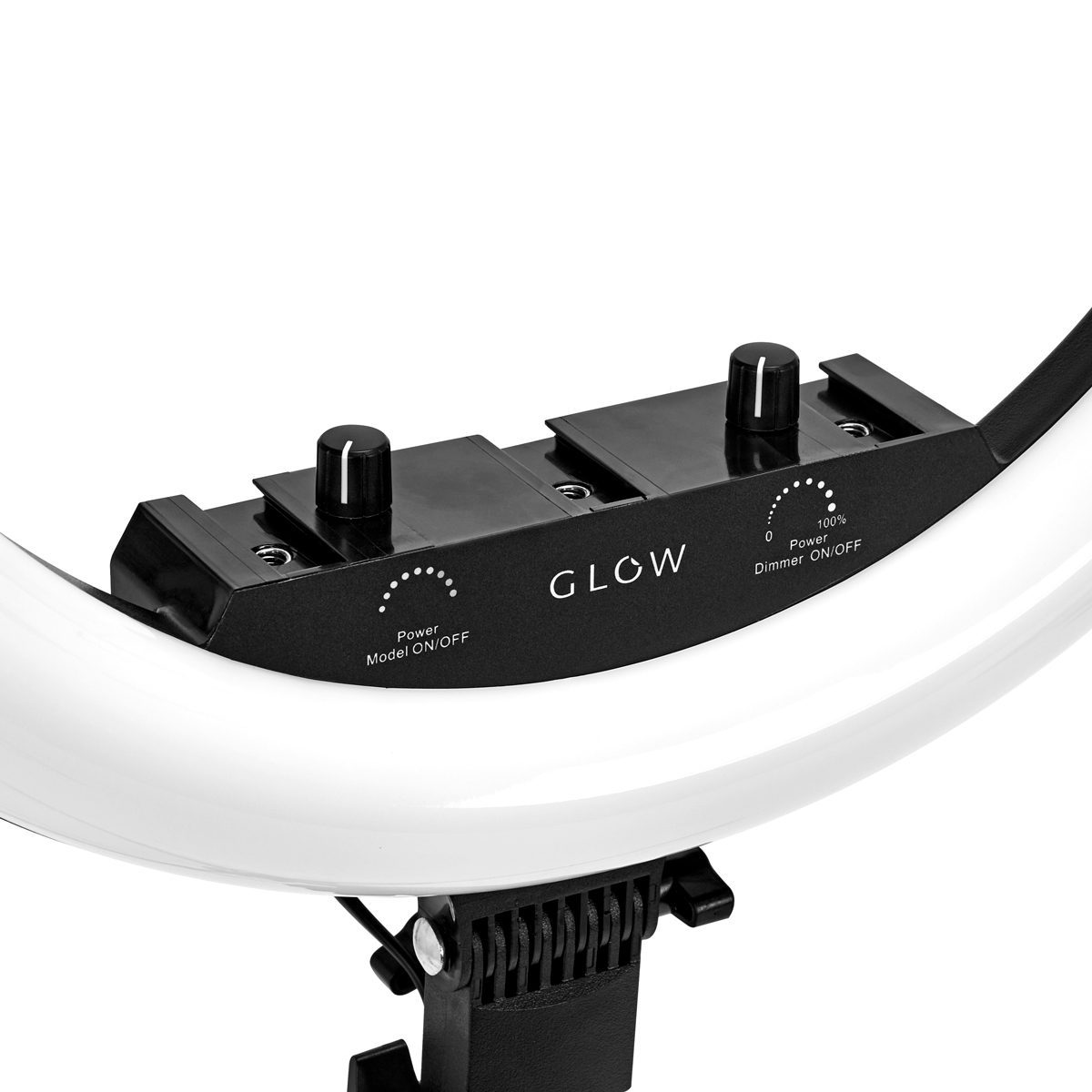 GLOW rengasvalo 18″ bsc 45W jalustalla GLOW rengasvalo 18" bsc 45W jalustalla