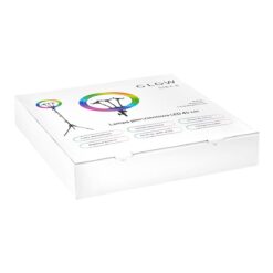 GLOW rengasvalo 18″ RGB bsc 45W jalustalla GLOW rengasvalo 18" RGB bsc 45W jalustalla