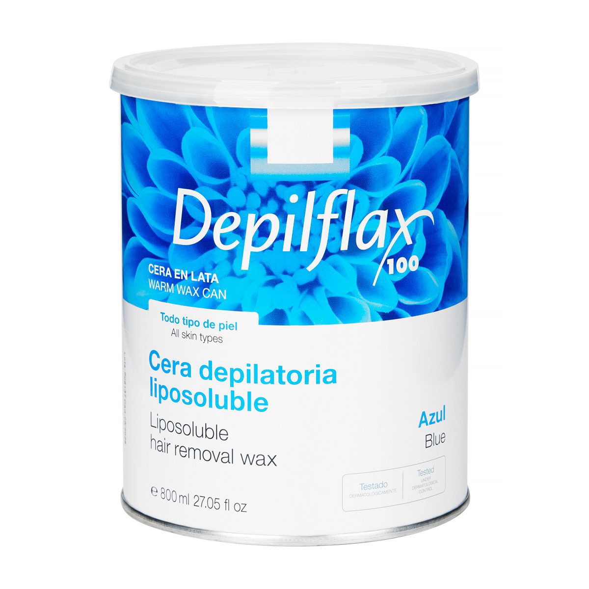 DEPILFLAX Atsuleeni ihokarvanpoistovaha, purkki 800 ml DEPILFLAX Atsuleeni ihokarvanpoistovaha, purkki 800 ml