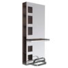 Parturituoli HAIR SYSTEM NEW YORK musta Gabbiano B058 peilipaikka wenge