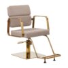 Kampaamon pesupaikka Porto BM beige/musta Kampaamotuoli Porto GM beige/kulta