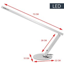 LED-työpöytävalaisin SLIM hopeanvärinen LED-työpöytävalaisin SLIM hopeanvärinen