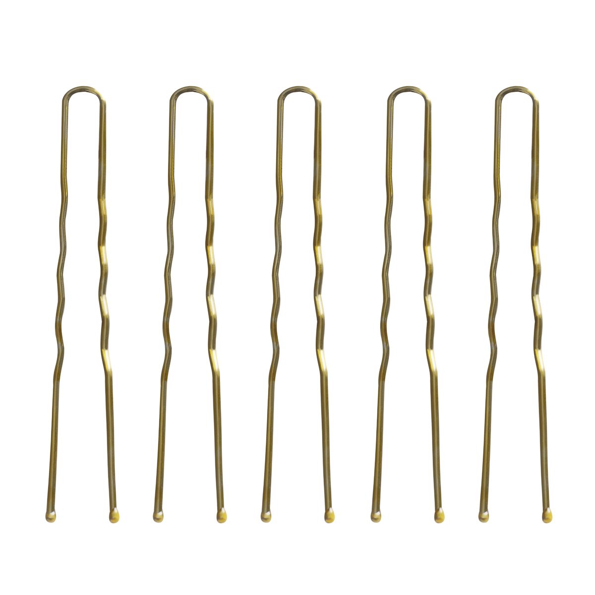 Hiuskiinnikkeet E-57 – 120 kpl, 5,6 cm, kullanväriset Hiuskiinnikkeet E-57 – 120 kpl, 5,6 cm, kullanväriset
