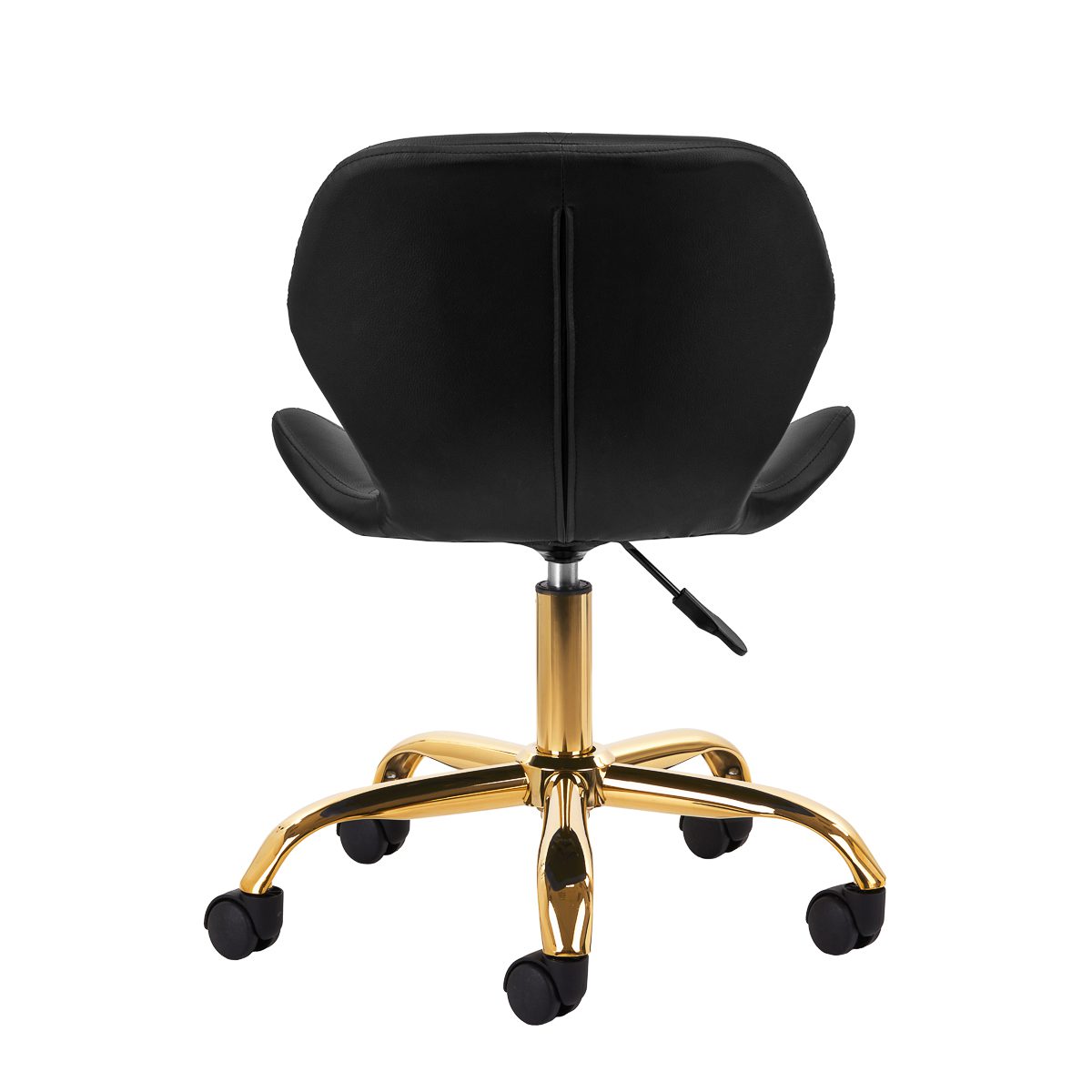 Kosmetologin jakkara QS-06G, kulta/musta Kosmetologin jakkara QS-06G, kulta/musta