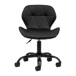 Kosmetologin jakkara QS-06G, musta Kosmetologin jakkara QS-06G, musta