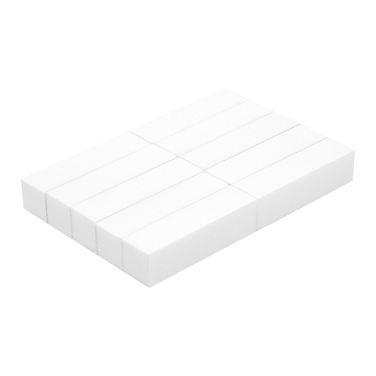 OCHO NAILS Valkoinen kiillotusblokki – 10 kpl OCHO NAILS Valkoinen kiillotusblokki – 10 kpl