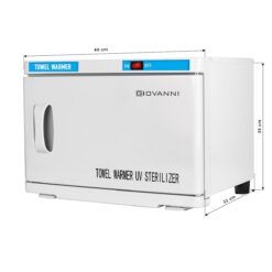 Pyyhelämmitin UV-C-steriloijalla 16L, valkoinen Pyyhelämmitin UV-C-steriloijalla 16L, valkoinen