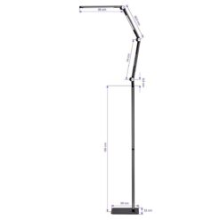 LED-hoitolamppu Yoga 22W – musta LED-hoitolamppu Yoga 22W – musta