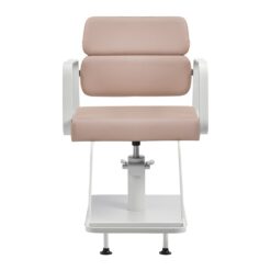 Kampaamotuoli Porto, valkoinen–beige Kampaamotuoli Porto, valkoinen–beige