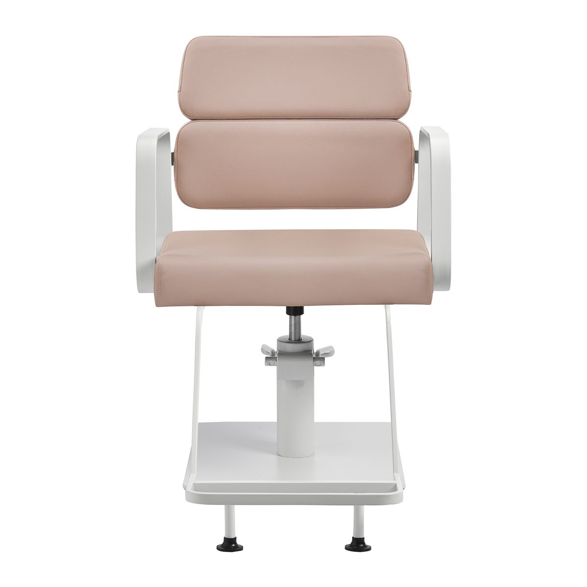 Kampaamotuoli Porto, valkoinen–beige Kampaamotuoli Porto, valkoinen–beige