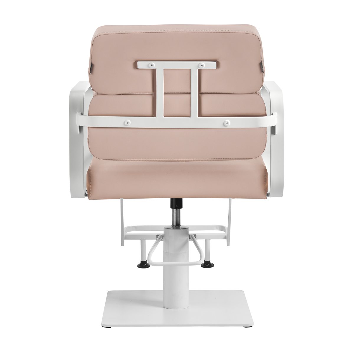 Kampaamotuoli Porto, valkoinen–beige Kampaamotuoli Porto, valkoinen–beige