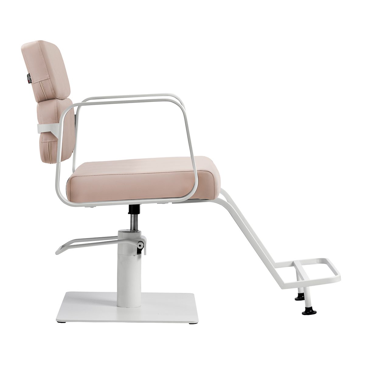 Kampaamotuoli Porto, valkoinen–beige Kampaamotuoli Porto, valkoinen–beige