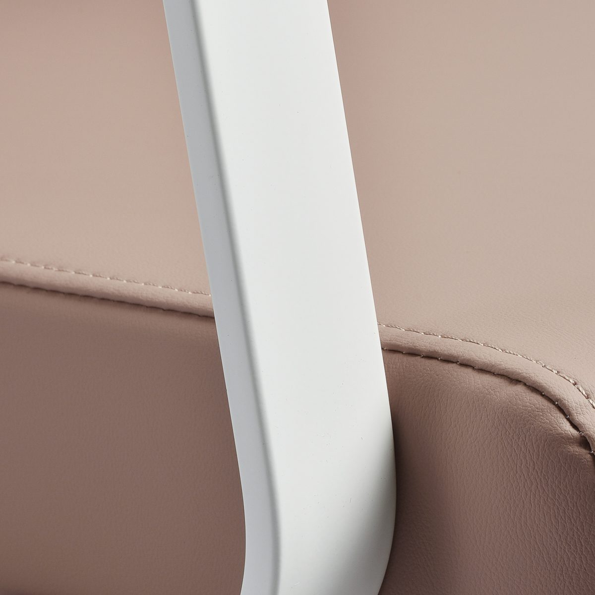 Kampaamotuoli Porto, valkoinen–beige Kampaamotuoli Porto, valkoinen–beige