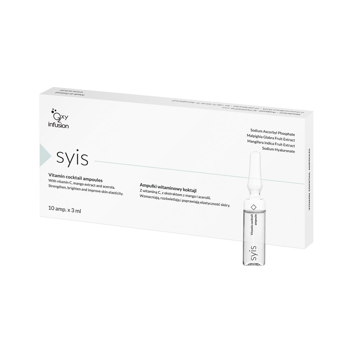 SYIS ”Vitamiinikokteili”-ampullit 10 x 3ml SYIS "Vitamiinikokteili"-ampullit 10 x 3ml