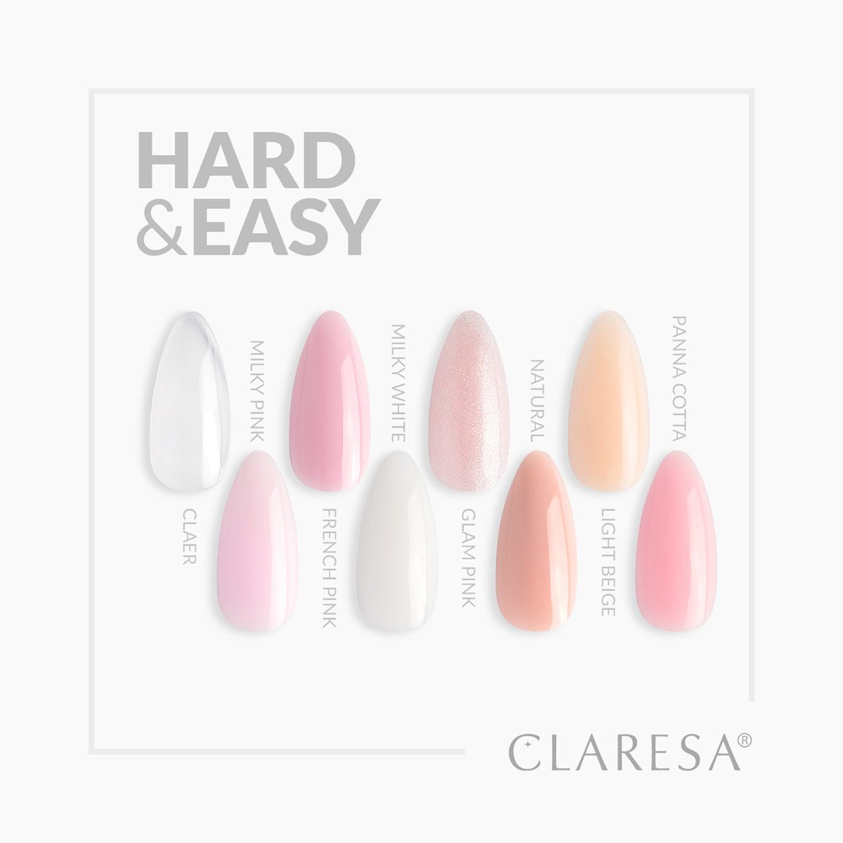 CLARESA HARD&EASY RAKENNUSGEELI LÄPINÄKYVÄ 45g CLARESA HARD&EASY RAKENNUSGEELI LÄPINÄKYVÄ 45g