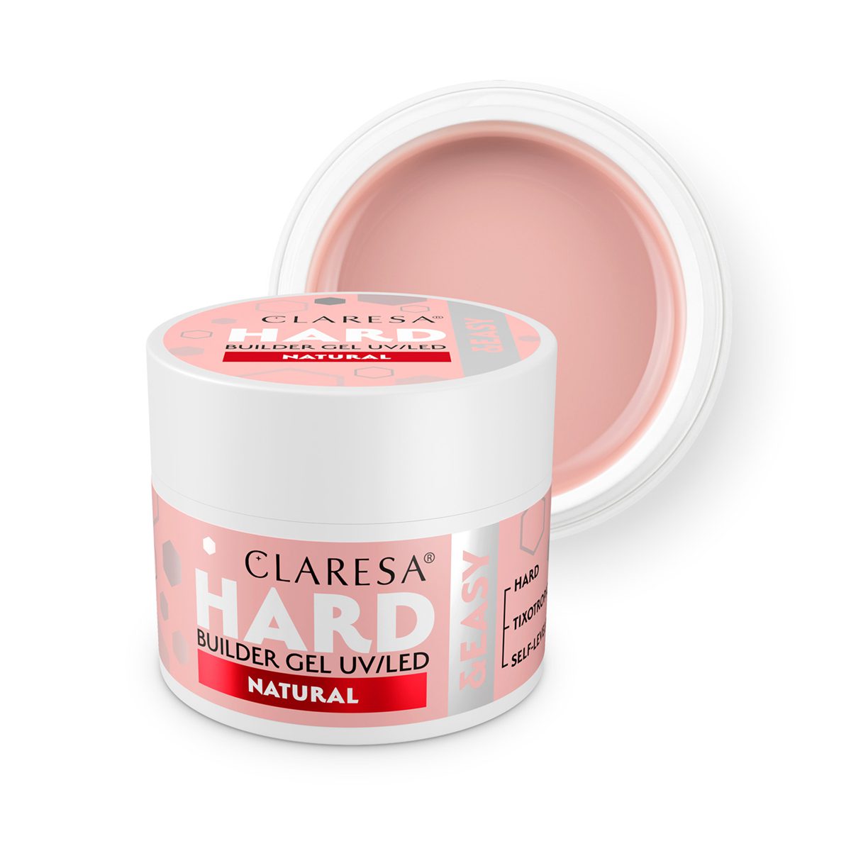 CLARESA HARD&EASY RAKENNUSGEELI Natural 12g CLARESA HARD&EASY RAKENNUSGEELI Natural 12g
