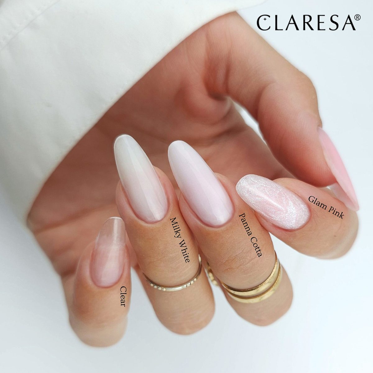 CLARESA HARD&EASY RAKENNUSGEELI Panna Cotta 45g CLARESA HARD&EASY RAKENNUSGEELI Panna Cotta 45g