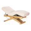 Ripsienhoitotuoli Sillon Alba, musta, kultainen jalusta SPA-hoitotuoli Sillon Siesta, kermanvaalea, vaaleanruskea jalusta.