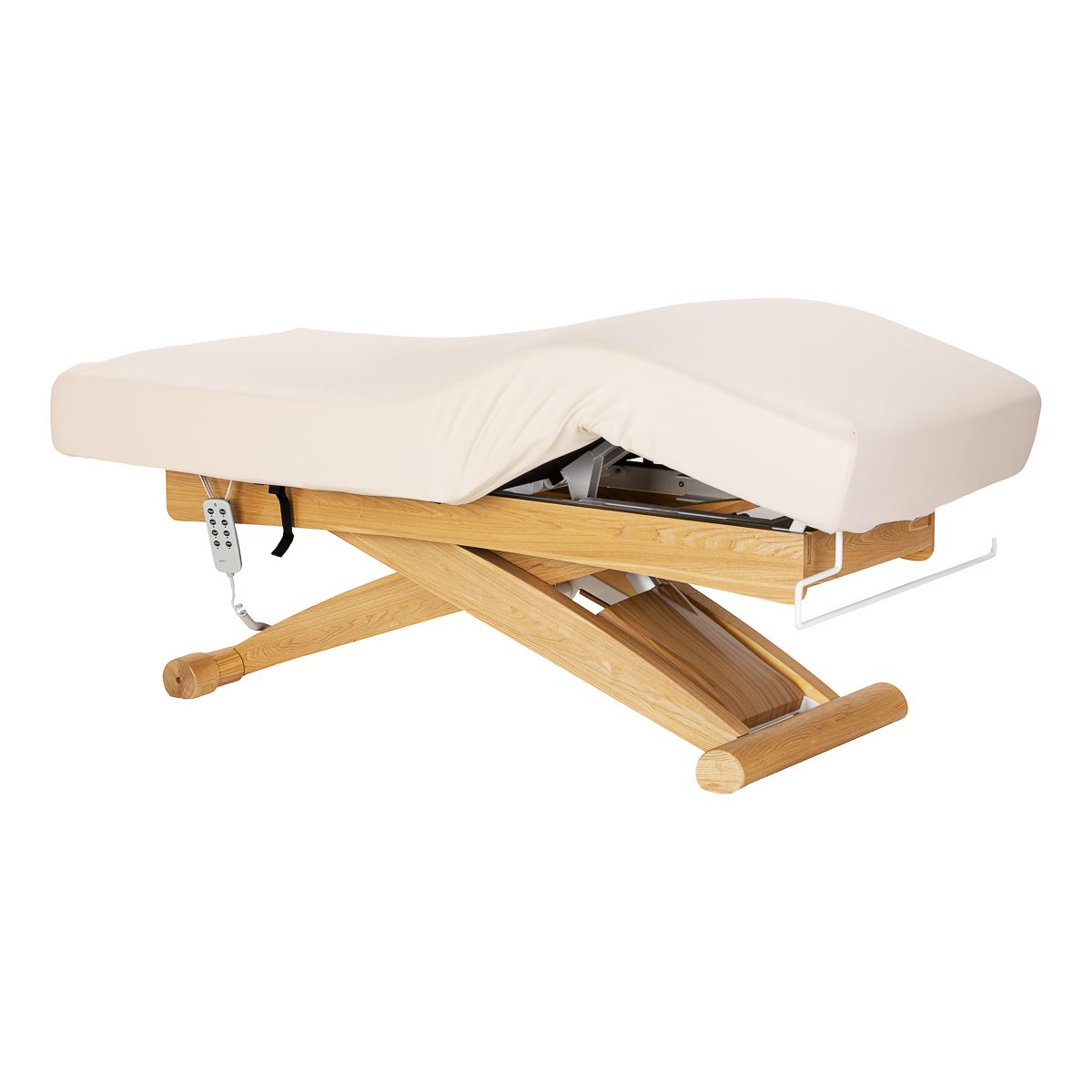 SPA-hoitotuoli Sillon Siesta, kermanvaalea, vaaleanruskea jalusta. SPA-hoitotuoli Sillon Siesta, kermanvaalea, vaaleanruskea jalusta.