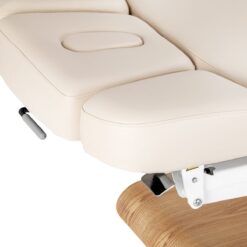 SPA-hoitopöytä Sillon Relax, kermanvaalea, vaaleanruskea jalusta SPA-hoitopöytä Sillon Relax, kermanvaalea, vaaleanruskea jalusta