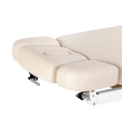 SPA-hoitopöytä Sillon Relax, kermanvaalea, vaaleanruskea jalusta SPA-hoitopöytä Sillon Relax, kermanvaalea, vaaleanruskea jalusta