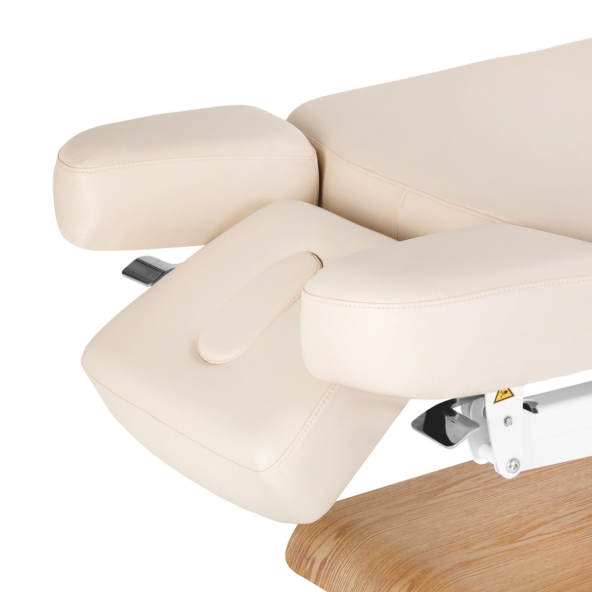 SPA-hoitopöytä Sillon Relax, kermanvaalea, vaaleanruskea jalusta SPA-hoitopöytä Sillon Relax, kermanvaalea, vaaleanruskea jalusta