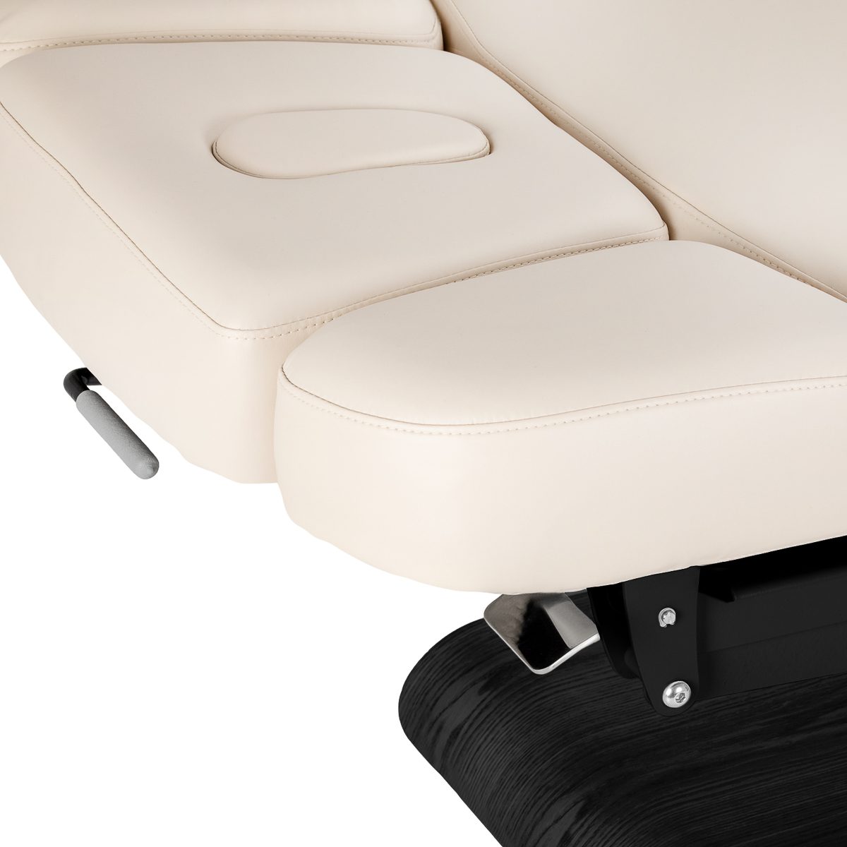 SPA-hoitopöytä Sillon Relax, kermanvaalea, musta jalusta SPA-hoitopöytä Sillon Relax, kermanvaalea, musta jalusta