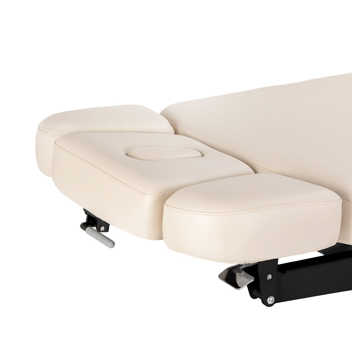 SPA-hoitopöytä Sillon Relax, kermanvaalea, musta jalusta SPA-hoitopöytä Sillon Relax, kermanvaalea, musta jalusta